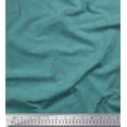 thumbnail image 1 of Soimoi Blue Poly Georgette Fabric Chef Cap & Fry Pan Kitchen Print Fabric by Yard 42 Inch Wide, 1 of 3