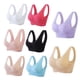 thumbnail image 5 of Sonducket Fitness Bra Mujeres Wireless Push Up Lace Design Sujetador deportivo Yoga Ajustable Chica Ropa interior, Blanco, S Ropa interior blanco METRO Sonducket AP000517-09, 5 of 6