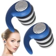thumbnail image 1 of 2 pares de tapones para los oídos azules S/L-Noise - Tapones para los oídos silenciosos impermeables - Tapones para los oídos reutilizables, 1 of 5