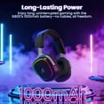 thumbnail image 5 of ATTACK SHARK G800 Wireless RGB Gaming Headset:7.1 Surround Sound-50mm Drivers-Memory Foam Ear Pads,Wired/2.4Ghz/BT,Ultralight,Durable Aluminum Frame,Detachable Mic,Programmable for PC Mac Gamer, 5 of 10