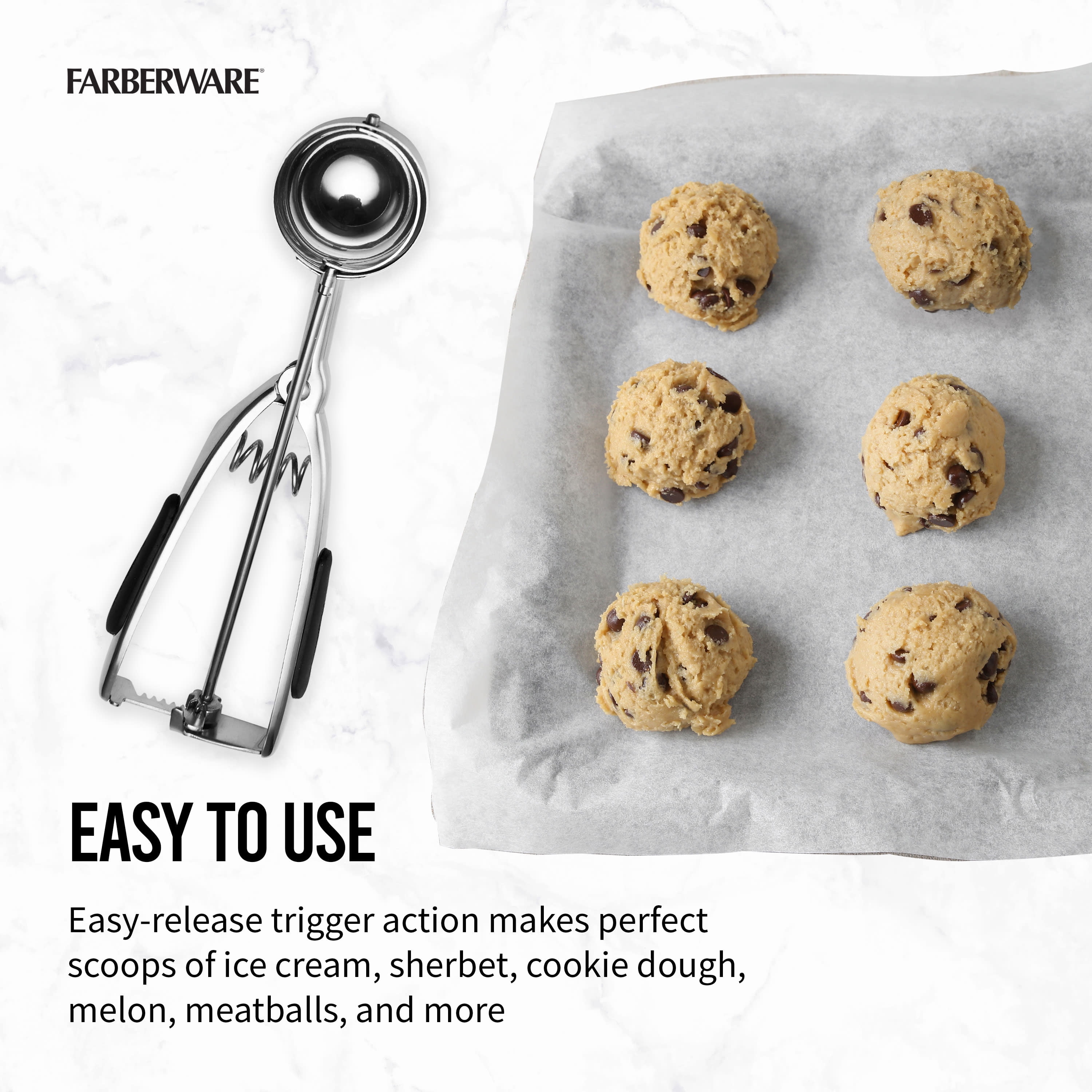 Cookie Scoop by Farberware Stainless Steel for sale online