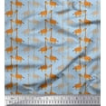 thumbnail image 1 of Soimoi Rayon Fabric Giraffe Kids Print Fabric by Yard 42 Inch Wide, 1 of 3