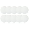 thumbnail image 1 of Unique Bargains Feuille de Toile Ronde Blanche en Maille Plastique, 14,7 cm - Lot de 10, 1 of 4