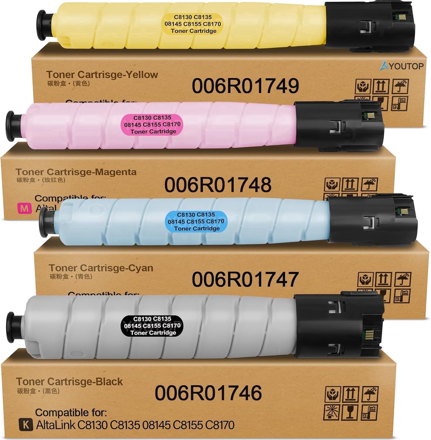 YOUTOP T-FC425U Toner Cartridges Replacement, Compatible with