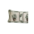 thumbnail image 2 of Herb And Leaf Needlepoint Accent Throw Pillow, 2 of 4