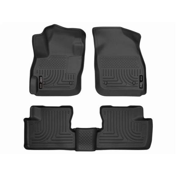 Husky Liners 98631 Weatherbeater Floor Mats Fit 2010-2013 Mazda 3 Hatchback, Sedan - Front/2nd Seat - Black