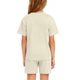 thumbnail image 3 of Grblisyd Boys Girls Summer Clothes Back to School Cute Letter Print & Elastic Waist Short Sleeve Shorts Set Size 6-12, 3 of 4