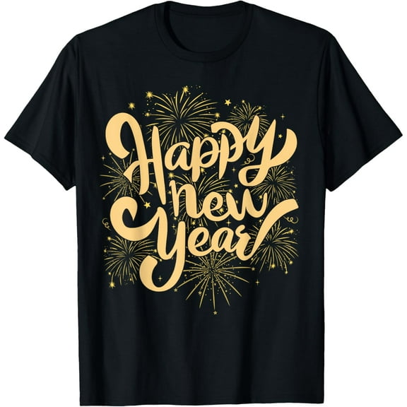 New Years Eve Fireworks Happy New Year 2025 Shirts Men Women T-Shirt