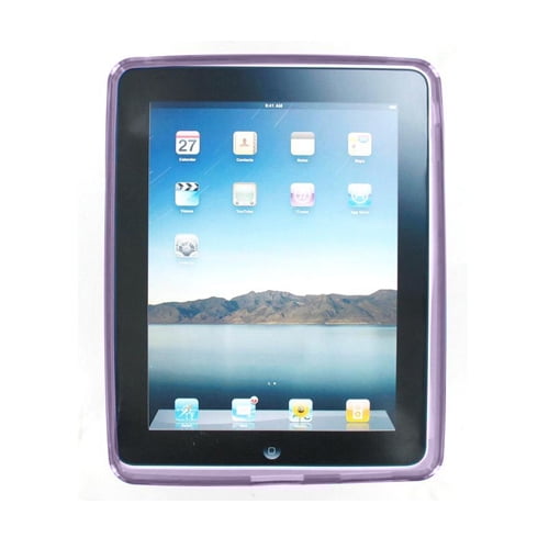 Technocel Coque en Silicone Haute Brillance pour iPad - Violet (Emballage en Vrac)