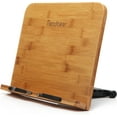 thumbnail image 1 of Document Holder For All Types Of Books, Bamboo Book Stand With Foldable Design And Adjustable Height, Renewable Bamboo Makes It A Stable And Hard-Wearing Reading Companion, 1 of 5
