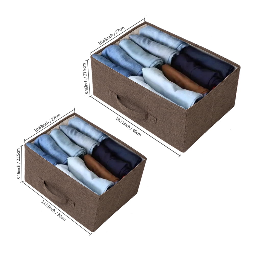 Kepooman 2-Tier Dresser Organizer, 5 Cube Fabric Dresser Tower for Bedroom/Hallway/Entryway/Closets