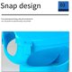thumbnail image 3 of Greeniant Tenedor plástico de las palomas de la estructura durable blanca para el dispositivo durable de las medicinas para los fijadores de las Suministros de alimentación y agua para mascotas Blanco, 3 of 6
