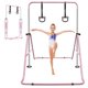thumbnail image 1 of Barra de gimnasia horizontal multifuncional ajustable de altura para niños con anillos de oso, 1 of 5