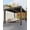 Gray-10x12FT, variant on Memoryfield 10x12 FT Aluminum Louvered Pergola, Outdoor Patio Pergola with Adjustable Roof & Drainage System, Heavy-Duty Frame for Deck & Backyard, Gray