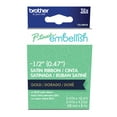 thumbnail image 3 of Brother P-touch Embellish Gold on Navy Satin Ribbon, 0.47 in x 13.1 ft, TZERN34, 3 of 5