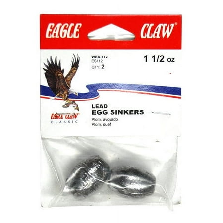 UPC: 0047708703437 | Eagle Claw  02050-004 Egg Sinker Weight 1 1/2 oz.