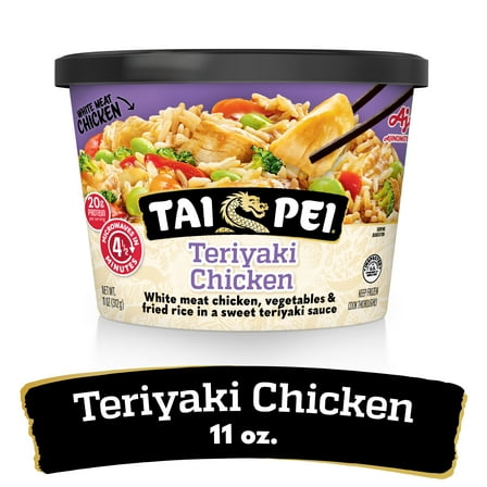 Tai Pei Teriyaki Chicken, Frozen Asian Entrée, 11 oz