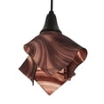 thumbnail image 4 of Meyda Tiffany 184887 Handkerchief Chambord 10" Wide Abstract Pendant, 4 of 5