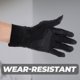 thumbnail image 3 of GOOHOCHY 1 par de guantes de ciclismo reflectantes, impermeables, cálidos y de dedos completos para ciclismo al aire libre (talla negra)., 3 of 8