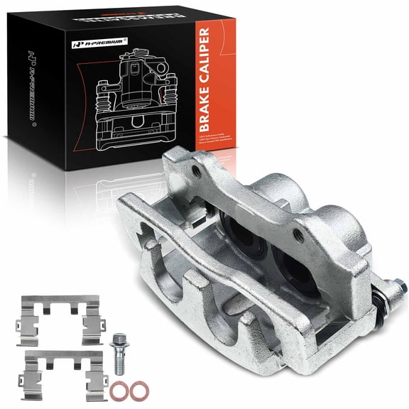 A-Premium Brake Caliper Assembly with Bracket Compatible with Chevrolet Colorado GMC Canyon 2009-2012 Front Driver Side