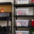 thumbnail image 6 of IRIS 45 Qt Plastic Storage Bins with Lids, Stackable Storage Containers, Totes, 4Pk, 6 of 10