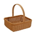 thumbnail image 1 of Cesta de picnic de imitación de ratán, cesta de compras de granja para dulces, frutas y bodas L, 1 of 8