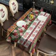 thumbnail image 2 of Pioneer Flower Floral Print Pattern Rectangle Tablecloth 60"x120", Waterproof Polyester Table Cloth, Wipeable Spillproof for Dining Camping Indoor Outdoor, 2 of 6
