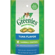 Greenies Feline SMARTBITES Hairball Control Tuna Flavor, 2.1 oz.