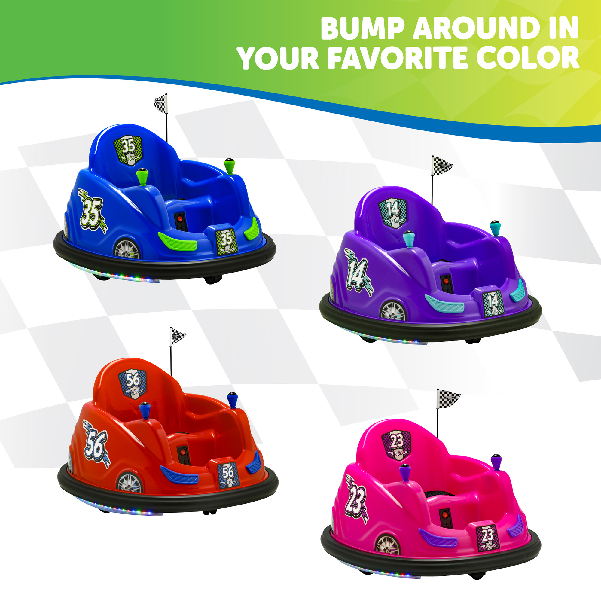 Gabby's Dollhouse 6 Volts Bumper Car, Battery Powered Ride on, Fun LED Lights, Charger, Ages 1.5 - 4 Years, for Boys and Girls - image 8 of 9