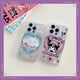 thumbnail image 2 of Funda De Teléfono De Plata De Hierro Caliente Para iPhone 11 14 Plus 12 13 Pro Max Moda Kulomi Canela Perro Protección Cubierta, 2 of 4