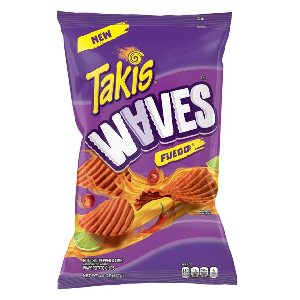 TAKIS WAVES FUEGO 8 OZ