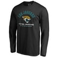 thumbnail image 2 of Men's Black Jacksonville Jaguars Futbol Americano Long Sleeve T-Shirt, 2 of 3