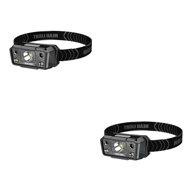 Bearachild Faro 5 modos portátil al aire libre pesca nocturna Camping escalada cabeza luz linterna lámpara de iluminación de emergencia Type1 NO1
