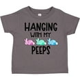 thumbnail image 3 of Inktastic Easter Hanging with My Peeps Pastel Bunnies Boys or Girls Toddler T-Shirt, 3 of 5