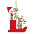 thumbnail image 1 of Decoración del hogar, decoración de habitaciones, decoración de paredes, letra inglesa colgante, decoración acrílica plana, árbol de Navidad, decoración del hogar, decoración de fiestas, regalo, letra, 1 of 3