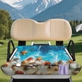 thumbnail image 2 of Bulopur Beach Club Car Golf Cart Seat Covers Starfish Golf Cart Towel Seat Covers with 4 Front Pockets& Nonskid Bottom Compatible with EZGO, Yamaha, Club Car, 2 of 8