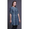 thumbnail image 2 of Bimba Women Straight Kurta Mandarin Collar Printed Dress Short Kurti Tops, 2 of 6