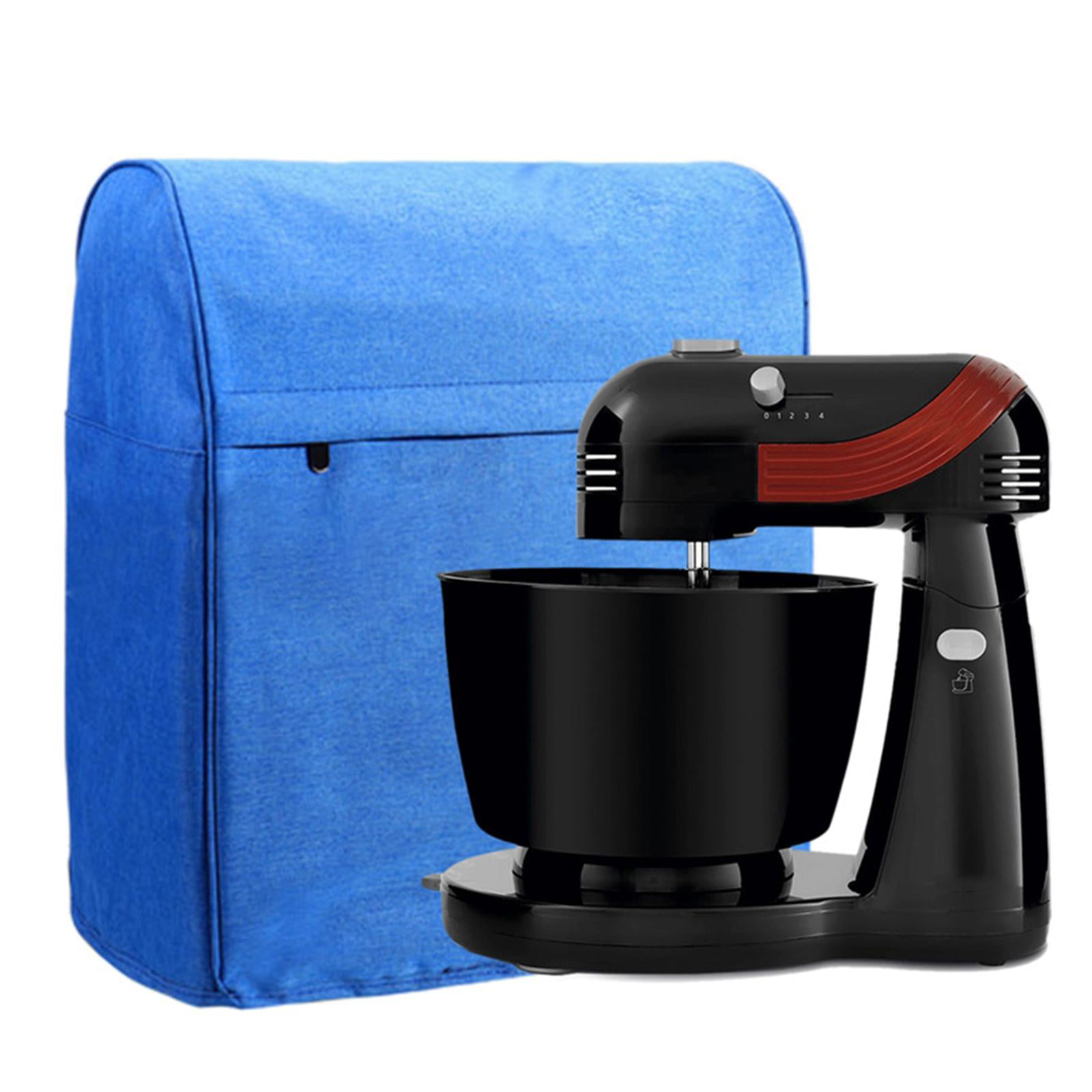 Machine Washable For Mother Light Blue/Black HUVE Blender Cover Polyester/Cotton Quilted Kitchen Stand Mixer Dust Cover Dust And Fingerprint Protection 