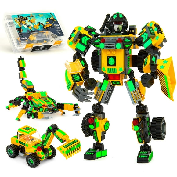JitteryGit Robotryx Zakarpian | Stem Toys Robot Toys Boys Toys ages 5 6 7 8 9 10 to 11 Building Toys Kids Gifts | Juguetes Para Niños
