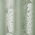 thumbnail image 6 of Madison Park Leilani 50x95" Palm Leaf Burnout Window Sheer in Sage Green, 6 of 9