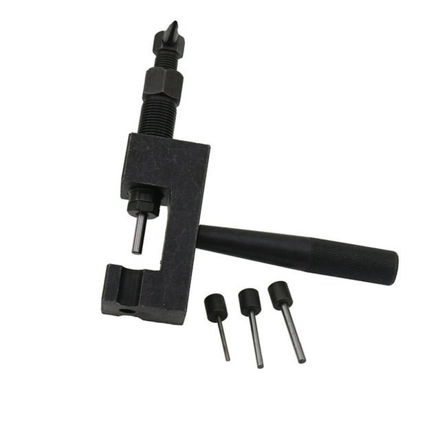 Cortador de cadena de motocicleta, juego de herramientas para cortar cadenas de motocicleta, cortacadenas universal, instalación sencilla