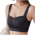 thumbnail image 2 of Women's Solid Color Lifting Gathering Bra with Blocking Design for Everyday Wear, 2 of 5