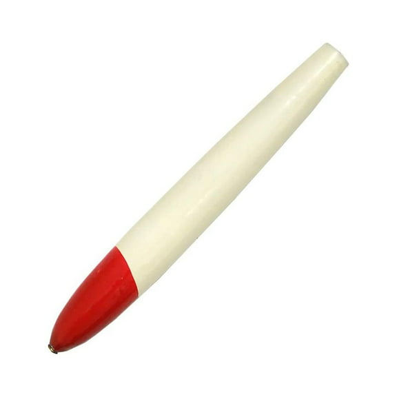 6" Unrigged Cedar Plugs Red/White Color 2 Pcs