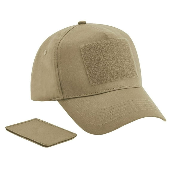 Beechfield Adult Removable Patch Baseball Cap