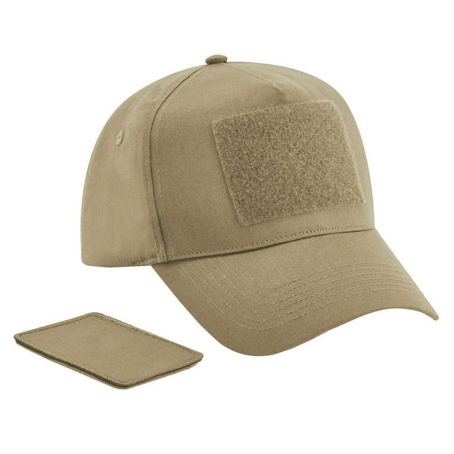 Beechfield Adult Removable Patch Baseball Cap