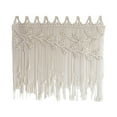 thumbnail image 1 of Cortina de Macramé Hecha a Mano Strade Fareast Limited Decoración Elegante 110 cm x 82 cm, 1 of 8
