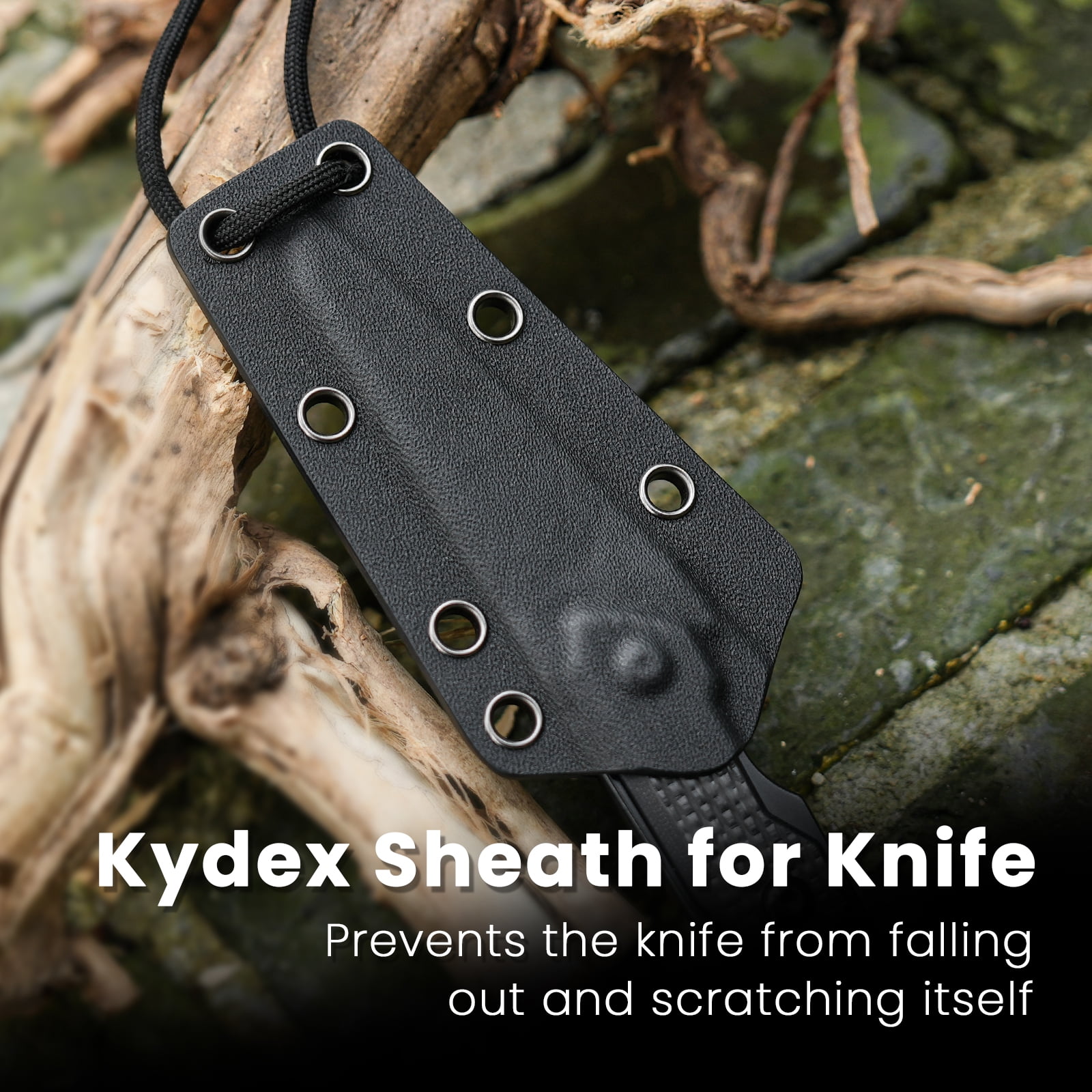 Kizer Fixed Blade Knife GROOM, D2 Steel D2 Handle Pocket Tactical Knives, 1060A2