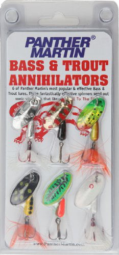6 Counts Panther Martin Spinner Fishing Lure Assorted Colors See PICS for sale online