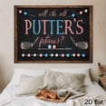 thumbnail image 3 of Golf-Themed Gender Reveal Backdrop Pink Blue Putter Golf Chalkboard Gender Reveal Background Will It Be Putters or Pearls Baby Shower Party Decorations Banner, 3 of 4