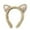 Coffee, variant on Hair Clip Cat Ear Headband Brown Makeup-Friendly Elastic Hairwear for Women Soft Ears Cute Accessory for Washing Face Party Christmas and Dress Up